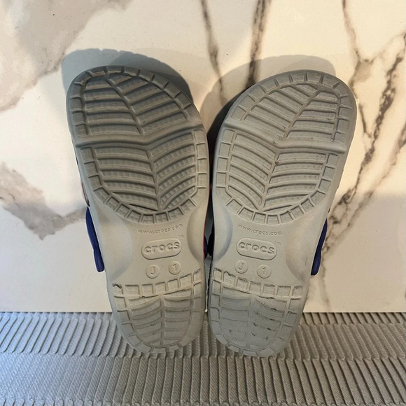 Crocs Kids Size J1 Paw Patrol Shoes Slip On Clogs Chase Marshall Grey - Picture 4 of 8